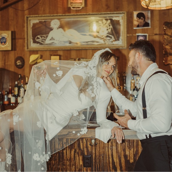 Toira White Draped Corset Dress by House of CB - Picture 3 of 3